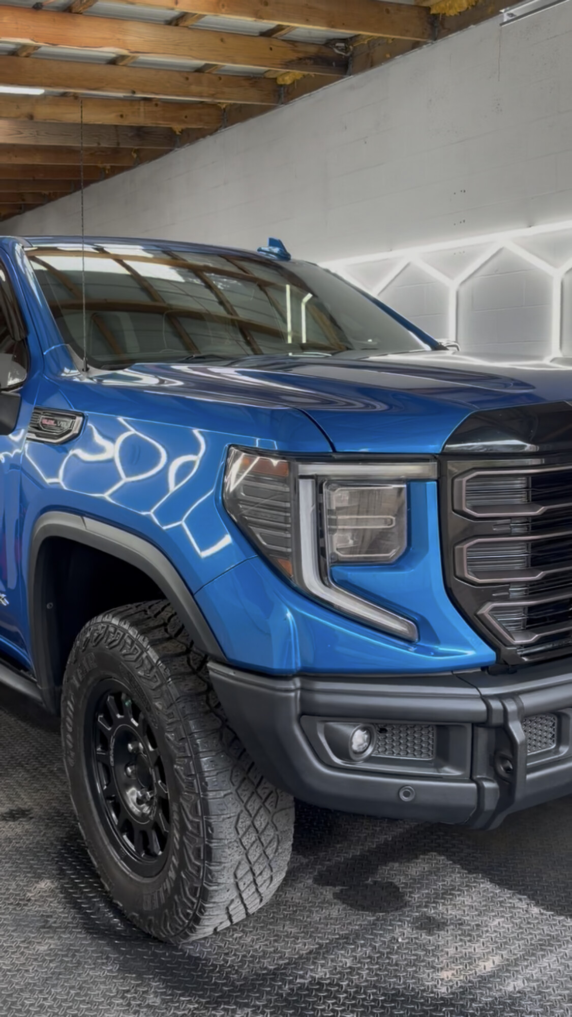 GMC Sierra AT4X after detailing