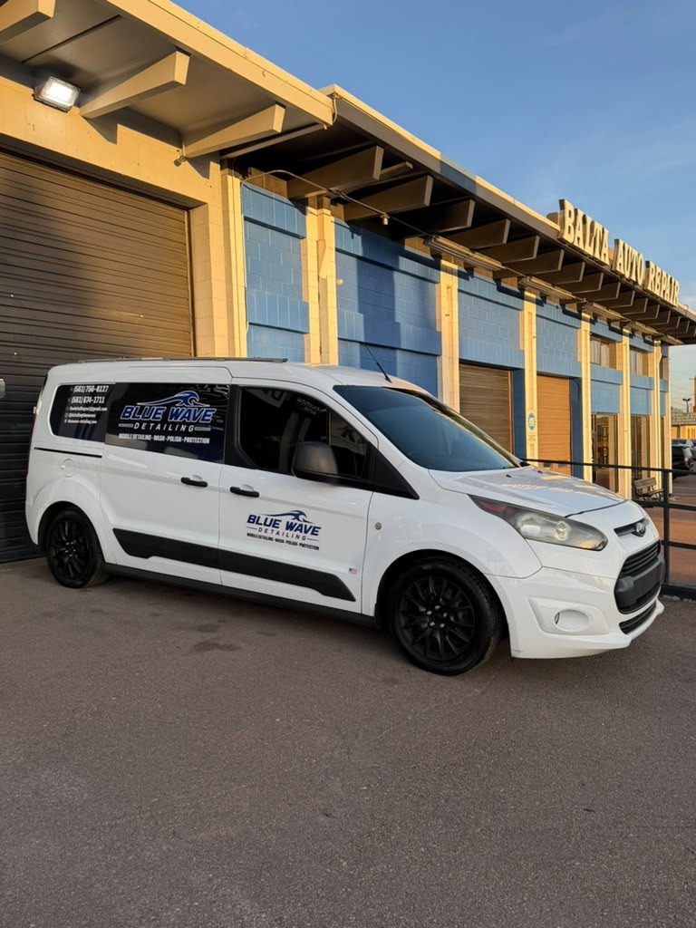 The Blue Wave Detailing service van